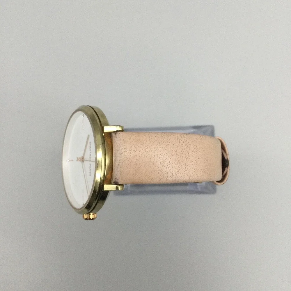 Michael Kors Womens Watch 38mm White Dial Gold Tone Beige Leather MK-7102 - Picture 4 of 15